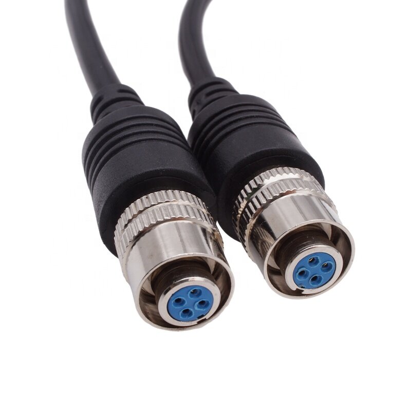 Power Cord - ZHONGFEI 4-Pin Aviation BNC Connector - 4-Core Pilot - 10A 1/5m Extension Cable