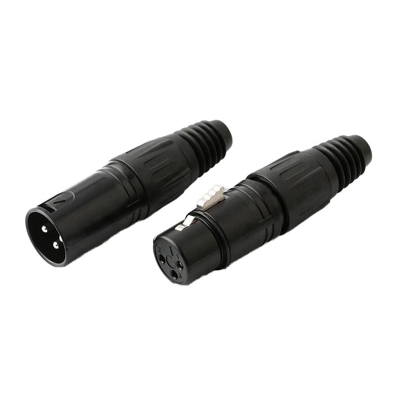 Connector - XLR Male 3P NC3FXX - 3-5 Cores Zinc Alloy Copper Contact - MIC Mixer Cable