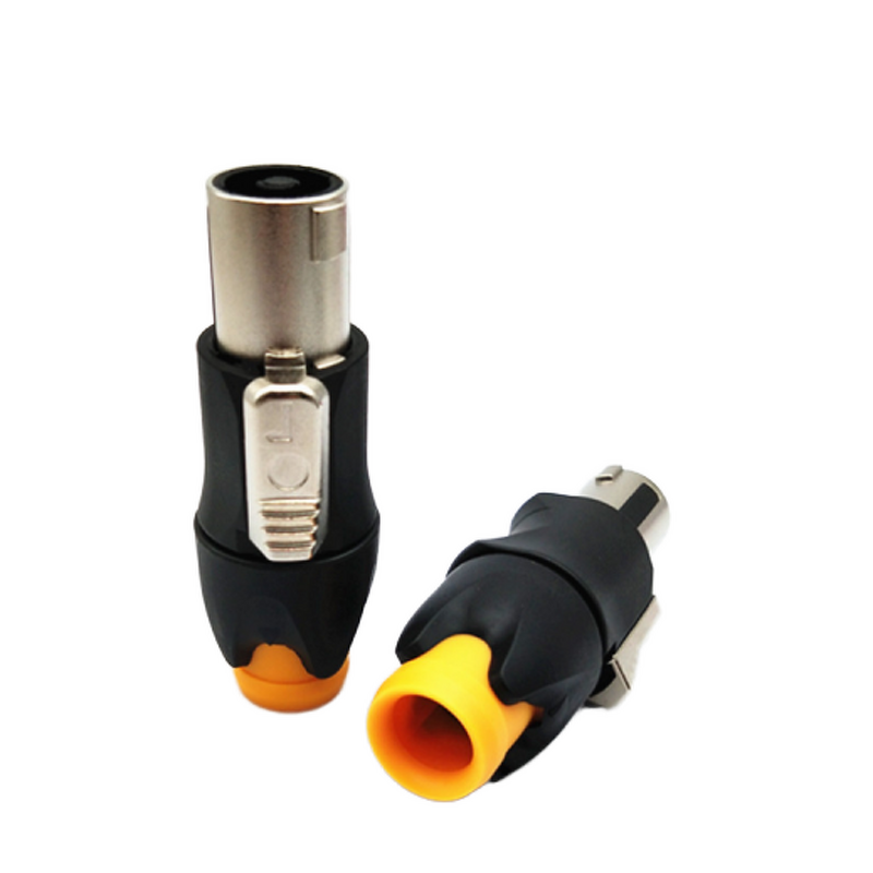 Audio Connector - Supper Speakon NL4Fx OEM Speaker Cable - 4 Pole Male Plug - 4P Pins Factory Metal