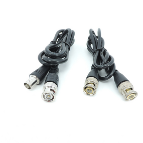 Adapter Cable - BNC Dual Head - 0.5-3m CCTV Camera - Male-Male-Female Pigtail 3P 10A ABS Housing