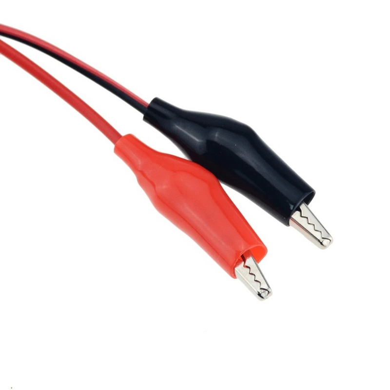 25CM Test Leads Wire with Alligator Clip DC Power Plug Adapter 5.5*2.1mm DC Crocodile Male Female Connect Line