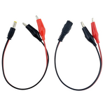 25CM Test Leads Wire with Alligator Clip DC Power Plug Adapter 5.5*2.1mm DC Crocodile Male Female Connect Line