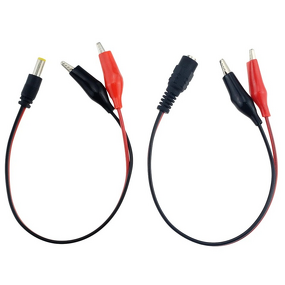 25CM Test Leads Wire with Alligator Clip DC Power Plug Adapter 5.5*2.1mm DC Crocodile Male Female Connect Line