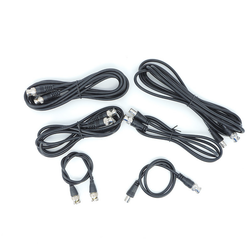 Adapter Cable - BNC Dual Head - 0.5-3m CCTV Camera - Male-Male-Female Pigtail 3P 10A ABS Housing