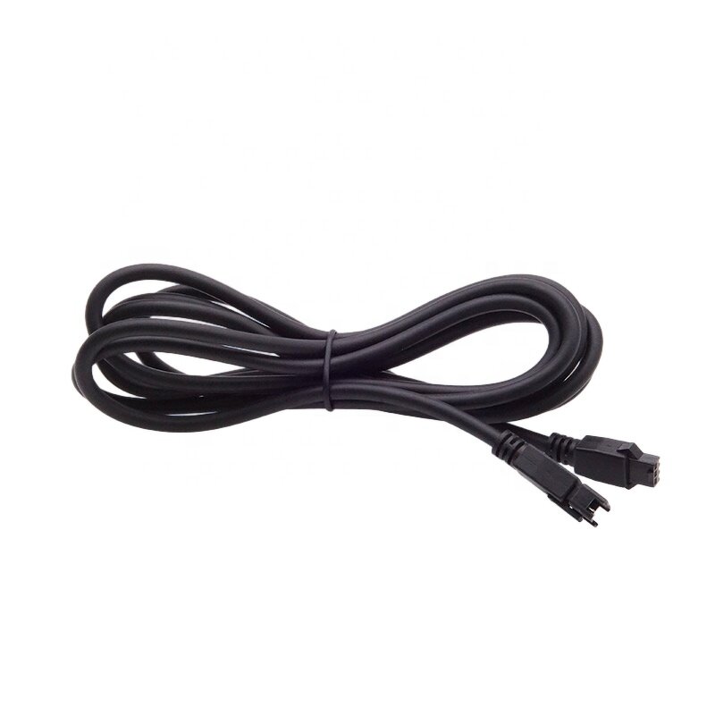 Power Cord - ZHONFEI Black PVC Silicone 3m - Light Source Extension Male/Female Electrical Power