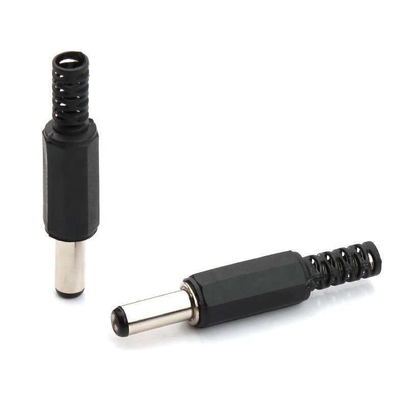 DC Connector - 5.5*2.1/2.5mm CCTV LED Camera - 14-30V 1.0A Aluminum Copper 5525 Welding Assembly