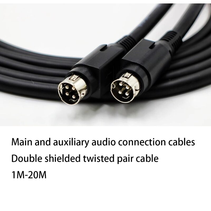 Electrical Cord - DIN Flex 4-Core PUR Spiral Connector - Copper Stranded 709 Aux Audio Box IEC Female