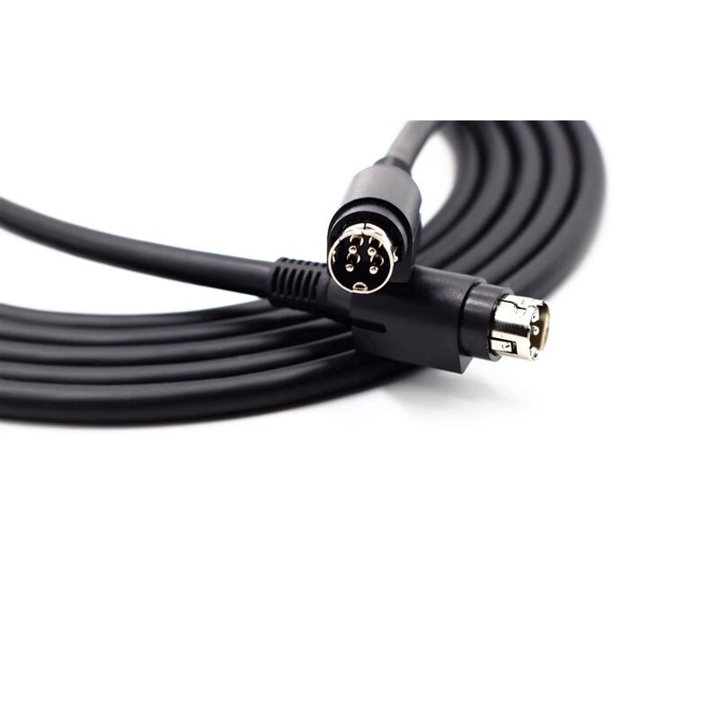 Electrical Cord - DIN Flex 4-Core PUR Spiral Connector - Copper Stranded 709 Aux Audio Box IEC Female