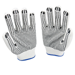 Work Gloves Manufacturer - Construction Site Outdoor PVC Dotted Thickened Cotton Thread Non-slip Wear-resistant