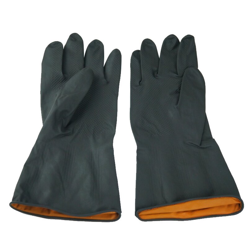Safety Gloves Manufacturer - Household Acid Alkali Oil Protection Solvent Latex Rubber Free Heavy Duty Chemical Resistant