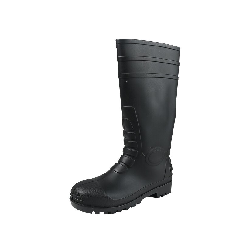 Work Boots Manufacturer - Anti Smashing Anti Piercing Long Tube Steel Toe Waterproof Anti Slip