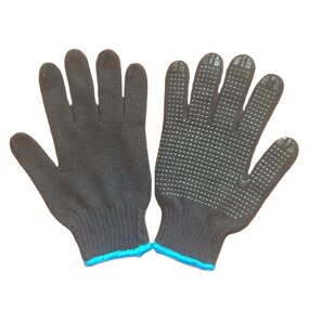 Garden Gloves Manufacturer - PVC Dotted Anti-Slip Breathable Moisture-Wicking Cotton Knitted Wear-Resistant 25cm