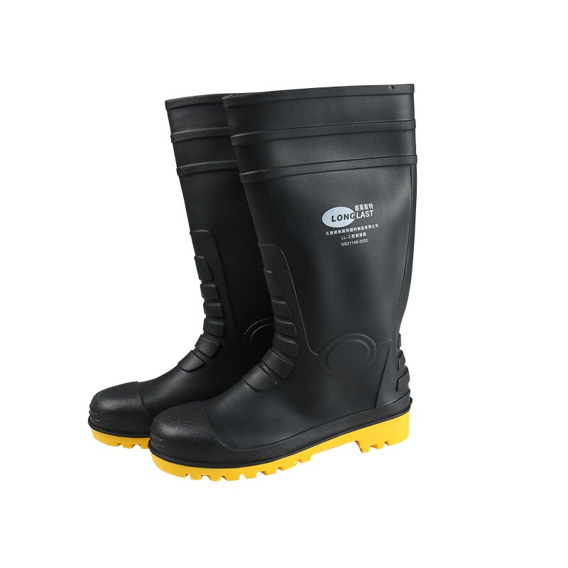 Rain Boots Manufacturer - Men's Non-slip Waterproof PVC Thick Wear Resistant for Garden Outdoor