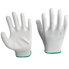 Work Gloves Manufacturer - Factory Direct PU Coated Palm Lightweight Flexible Abrasion Resistant Elastic Cuff