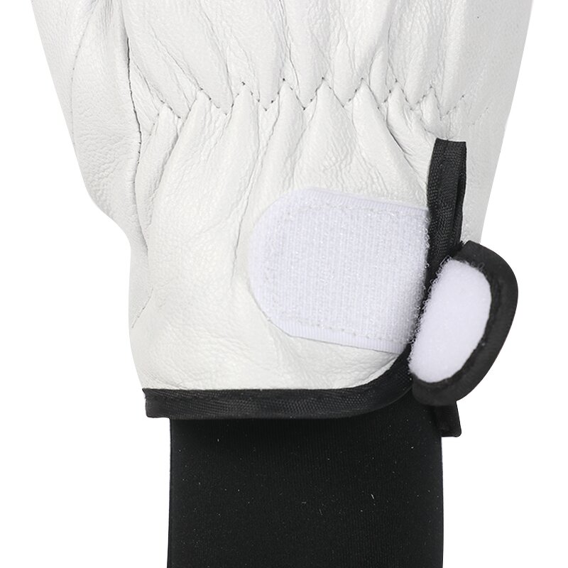 Work Gloves Manufacturer - FURUNDA FRDL0915 Goatskin Leather Driver Reinforced Palm Wing Thumb Slip-on Cuff