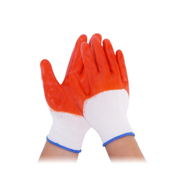 Work Gloves Manufacturer - PVC Coated Single Dipped Oil Acid Alkali Resistant Interlock Lining FURUNDA FRDP0827