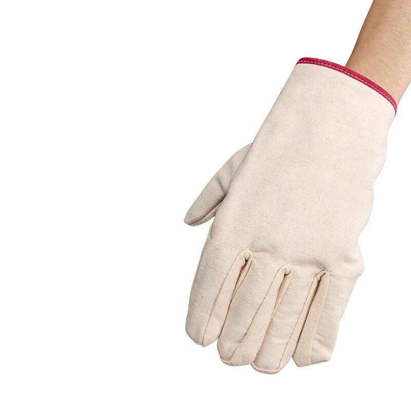 Canvas Gloves Manufacturer - Double-layer Fully Lined Thickened Welder Wear-resistant FURUNDA FRDF002