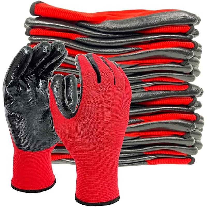 Work Gloves Manufacturer - Nitrile-coated Highly Oil-resistant for Men and Women Automotive