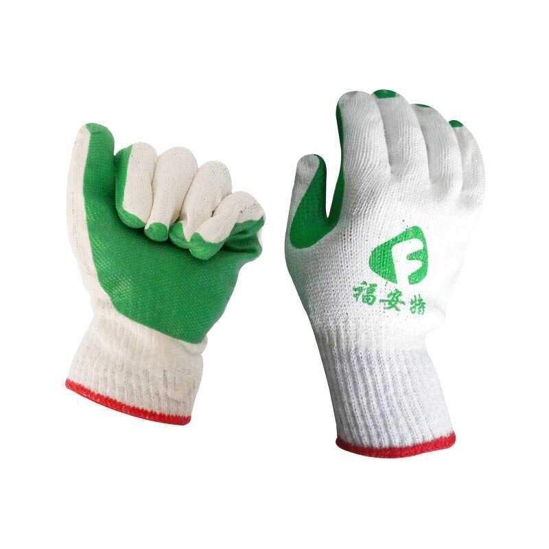 Work Gloves Manufacturer - 10-Gauge Rubber Latex Palm Coated Silicone-Free Powder-Free 25cm EN388 Certified