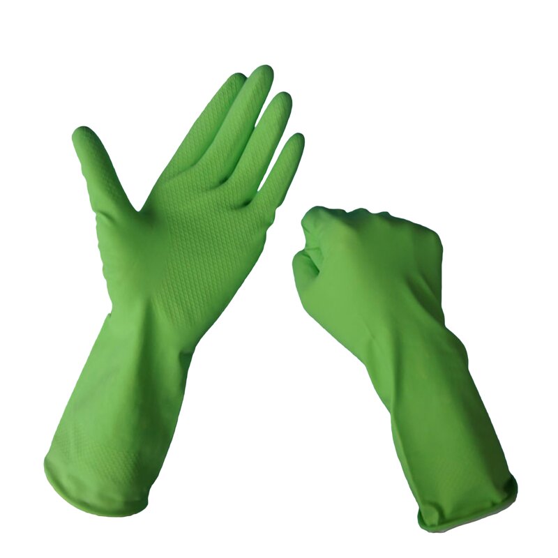 Industrial Gloves Manufacturer - Sunflower Black Waterproof Rubber Top Quality Dish Washing Household Full Sleeve Long