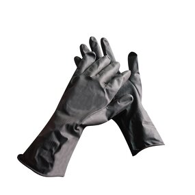 Latex Working Gloves Manufacturer - Black Industrial Factory Production Acceptance of Custom Wholesale
