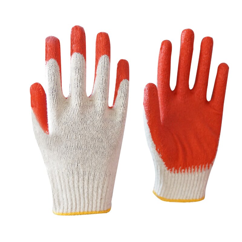 Protective Gloves Manufacturer - Hang Impregnated Working Latex Rubber Wear Resistant Thick Flat