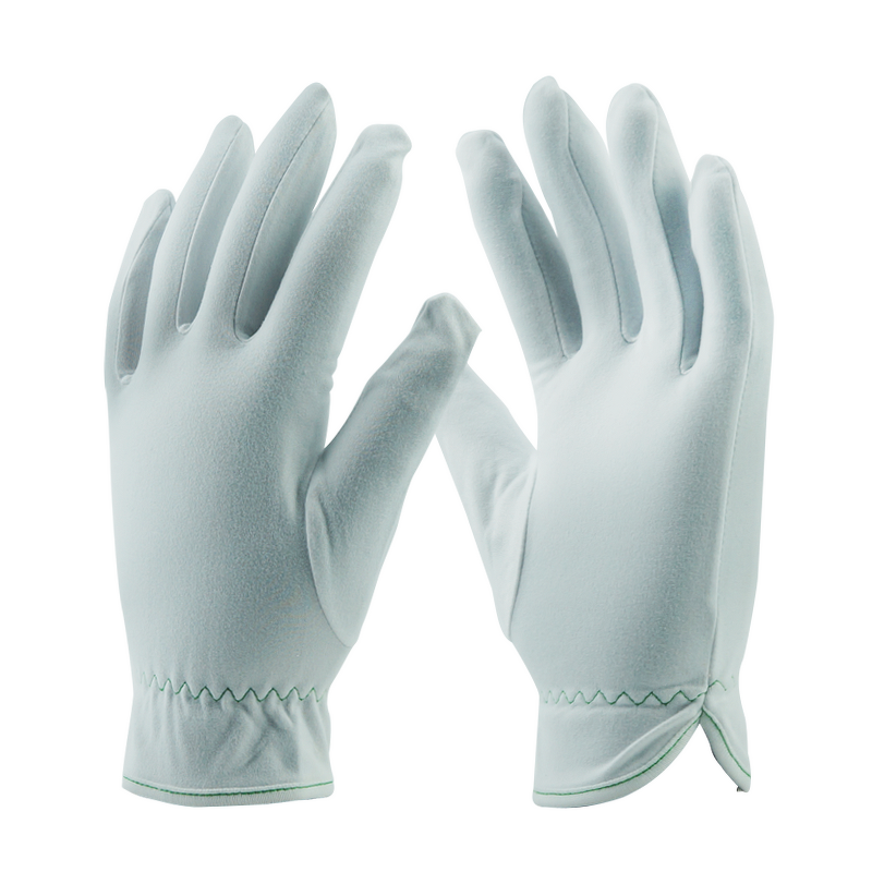 Inspection Gloves Manufacturer - Anti-Static Microfiber Nylon Blend S-XL OEM Printing