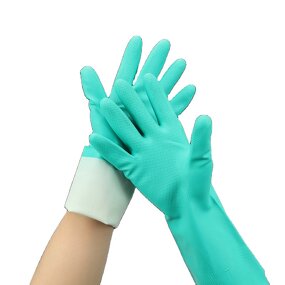 Nitrile Gloves Manufacturer - Eco Friendly Unlined Heavy Duty Free Long Lengthen Cleaning Kitchen Wholesale Bulk