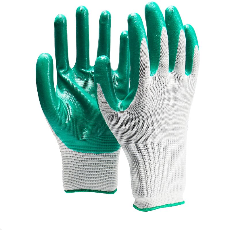 Work Gloves Manufacturer - Hot-selling Non-slip Heat-resistant Oil/Acid/Alkali Resistant Breathable Nitrile Coated