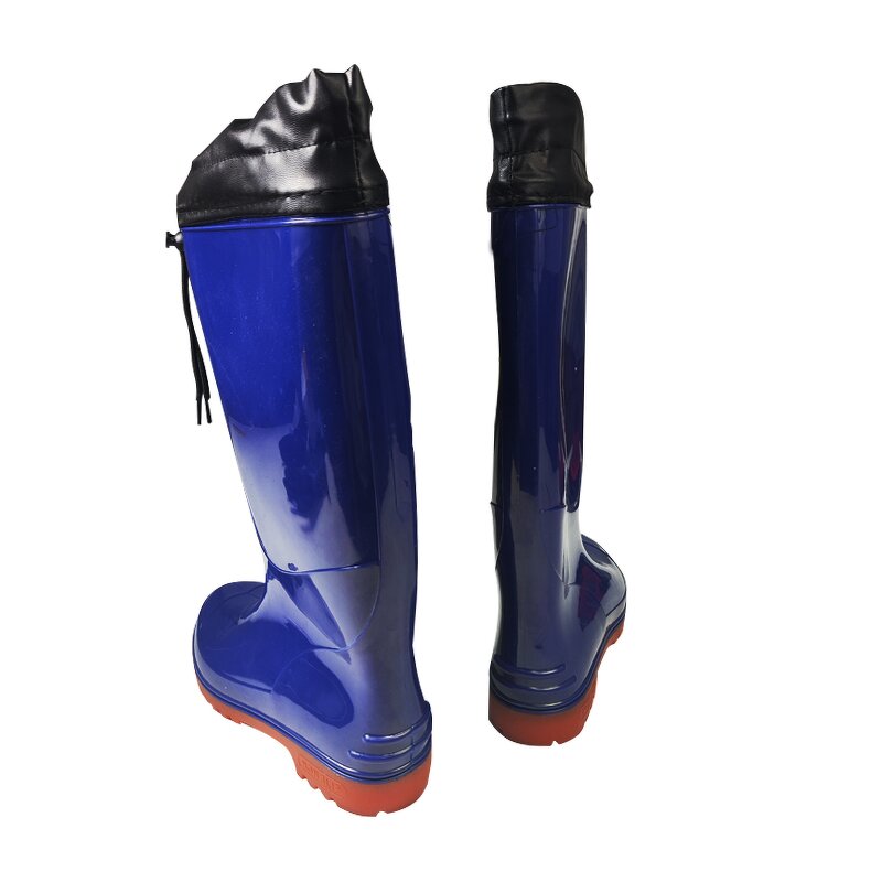 Rain Boots Manufacturer - Unisex Lightweight PVC Waterproof Anti-Slip Mesh Chemical-Resistant