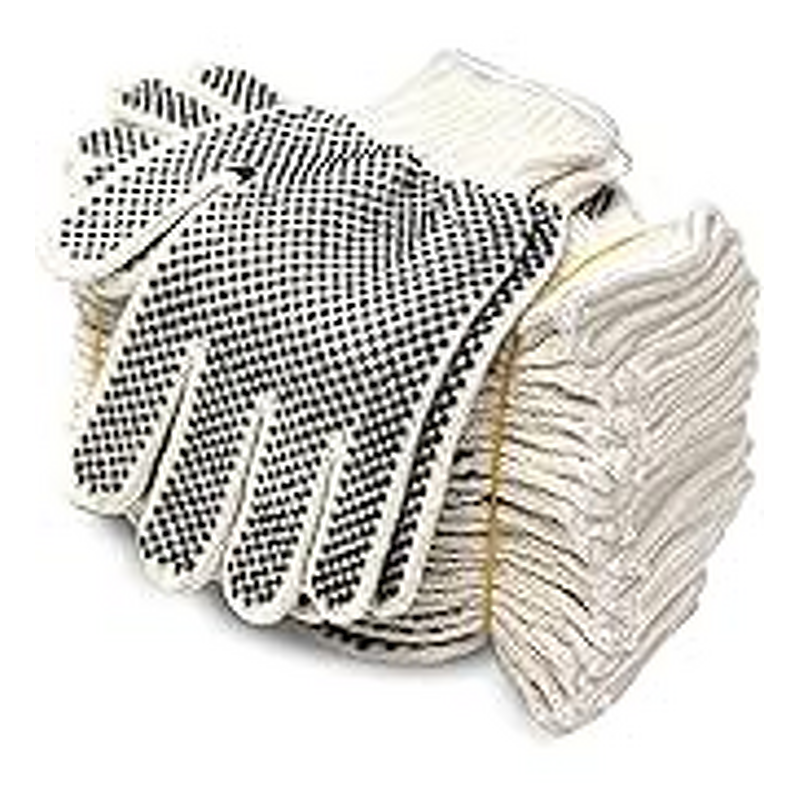 Work Gloves Manufacturer - Hot Sale FURUNDA Cotton/PVC Dotted Yellow Anti-Slip & Tear-Resistant for Factory