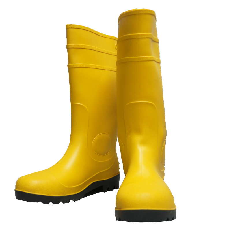 Rubber Rain Boots Manufacturer - Black Perforation-proof Woodland Construction Waterproof