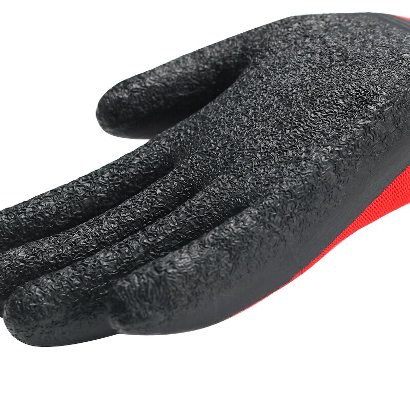 Work Gloves Manufacturer - Construction Site Latex Dipping Wear-Resistant Thickened Non-Slip Full Texture
