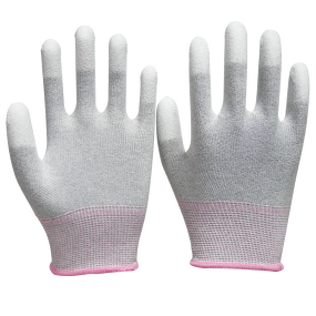 Work Gloves Manufacturer - FURUNDA FRDPU0917 PU Coated Top Finger & Palm Coated 13-Gauge Nylon Enhanced Grip Elastic Cuff