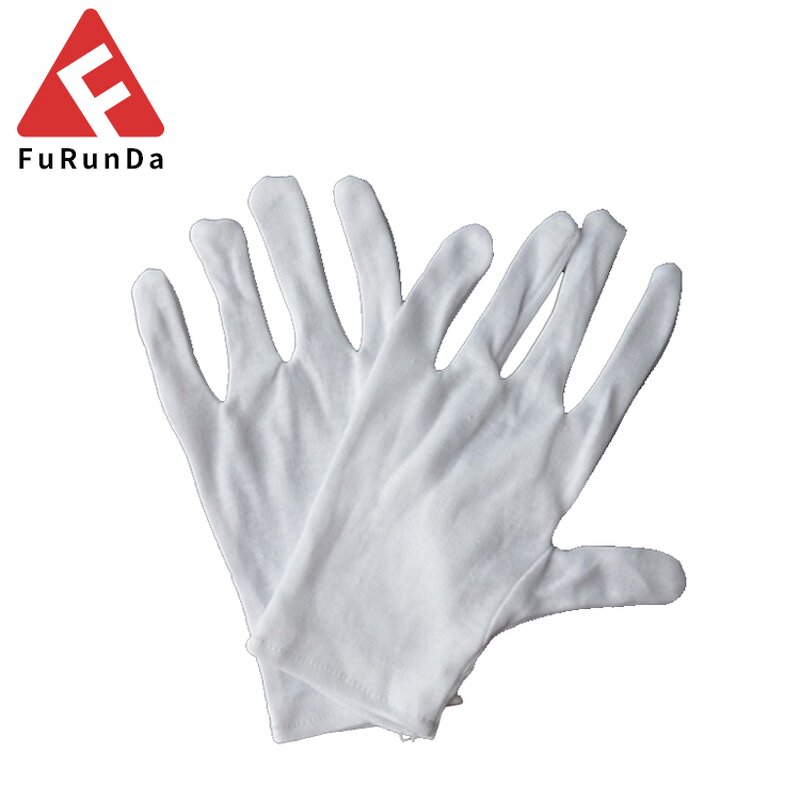 Inspection Gloves Manufacturer - 100% Cotton XL Size Polyester and Leather for General Purpose and Touch Screen