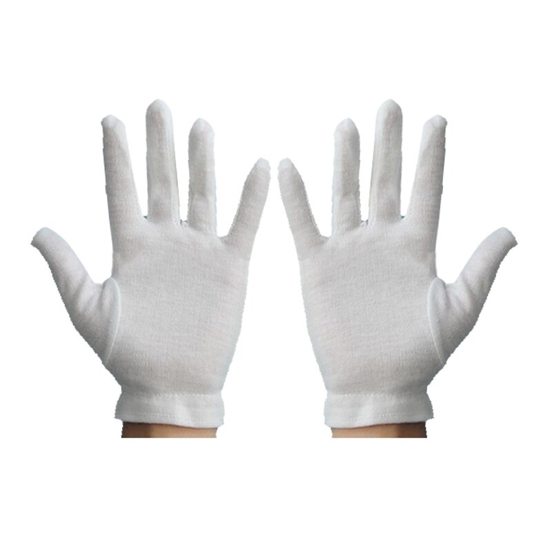 Inspection Gloves Manufacturer - 100% Cotton XL Size Polyester and Leather for General Purpose and Touch Screen