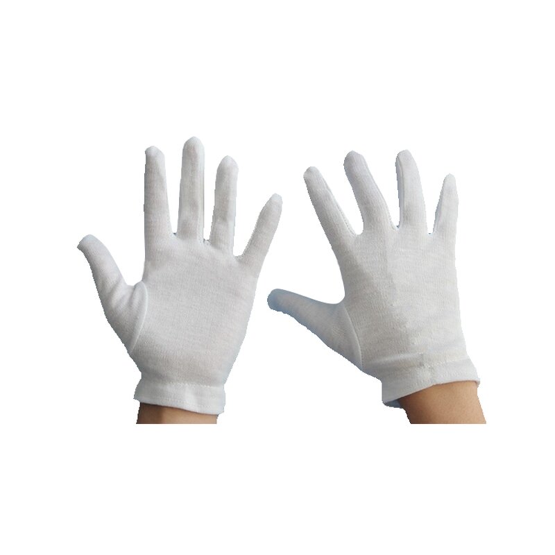 Inspection Gloves Manufacturer - 100% Cotton XL Size Polyester and Leather for General Purpose and Touch Screen