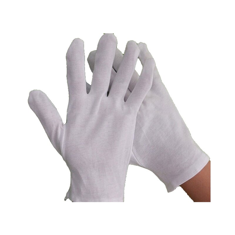 Inspection Gloves Manufacturer - 100% Cotton XL Size Polyester and Leather for General Purpose and Touch Screen