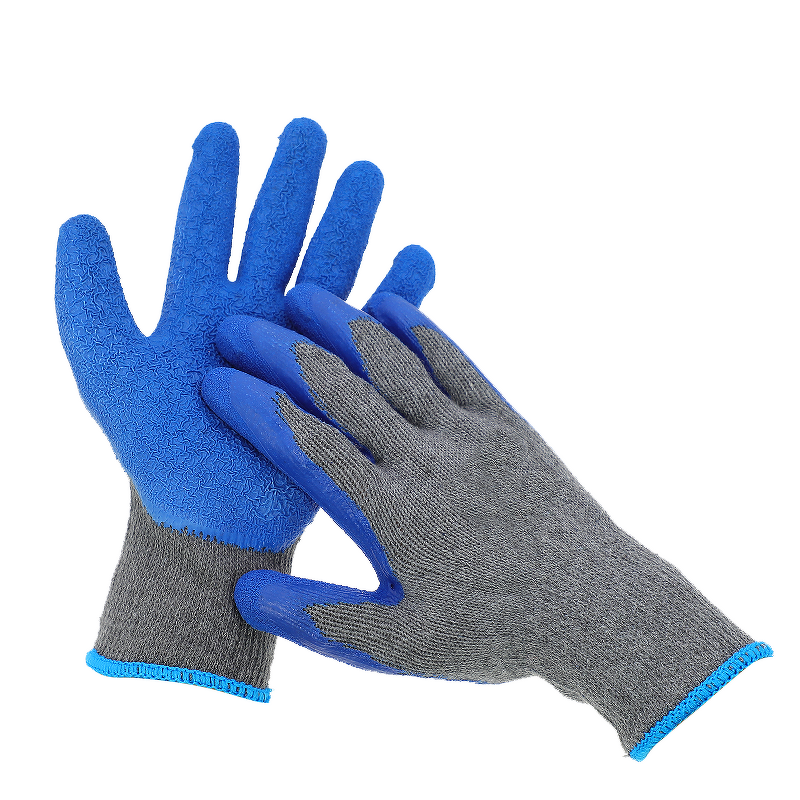 Work Gloves Manufacturer - FURUNDA FRDL1114 Latex Coated 10/13 Gauge Wear-Resistant Non-Slip Elastic Cuff