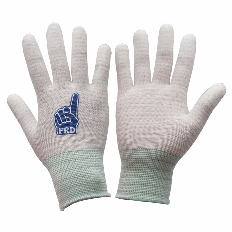 Working Gloves Manufacturer - PU Coated ESD Top Finger Coated Anti-slip Moisture-Wicking & Breathable