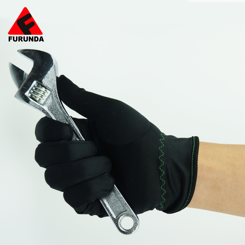 Working Gloves Manufacturer - Black Cotton Jewelry Safety