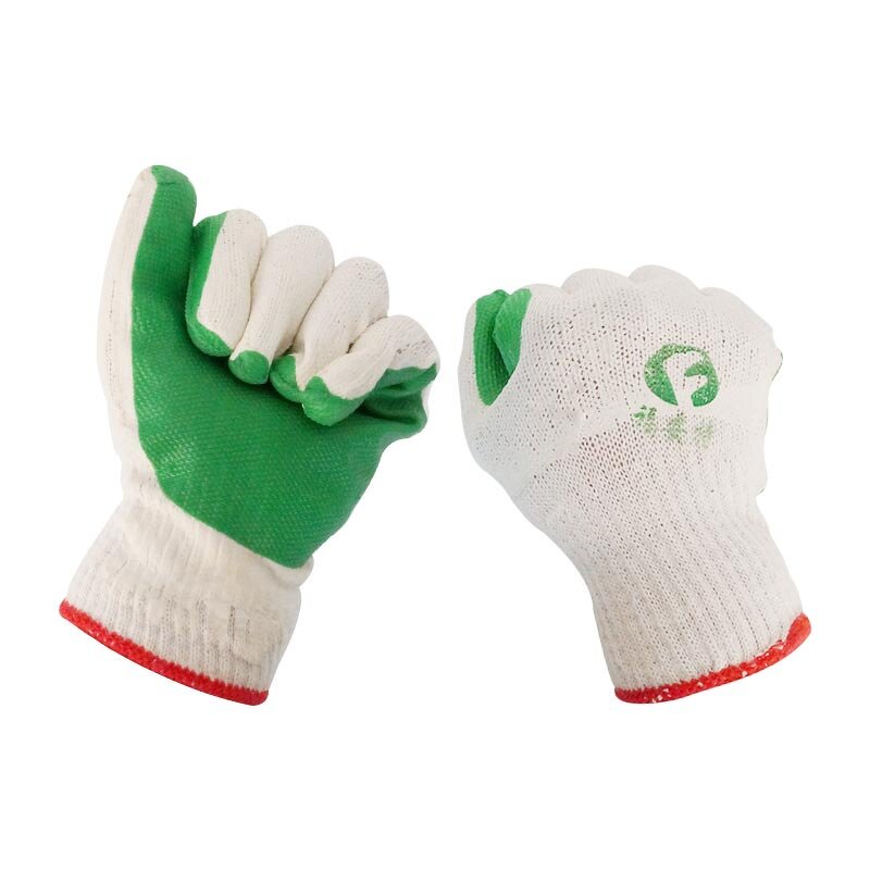 Work Gloves Manufacturer - 10-Gauge Rubber Latex Palm Coated Silicone-Free Powder-Free 25cm EN388 Certified