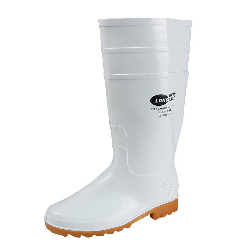 Rain Boots Manufacturer - Black Fabric Neutral Rubber PVC Material Waterproof Insulation Safety