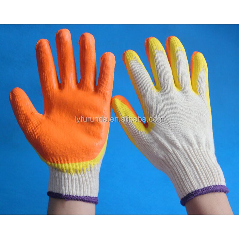 Work Protection Gloves Manufacturer - Wear-resistant and Waterproof All Hung with Rubber Impregnated