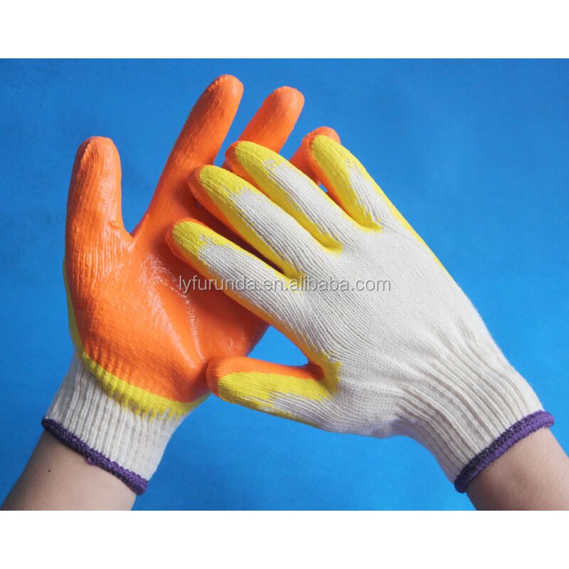 Work Protection Gloves Manufacturer - Wear-resistant and Waterproof All Hung with Rubber Impregnated
