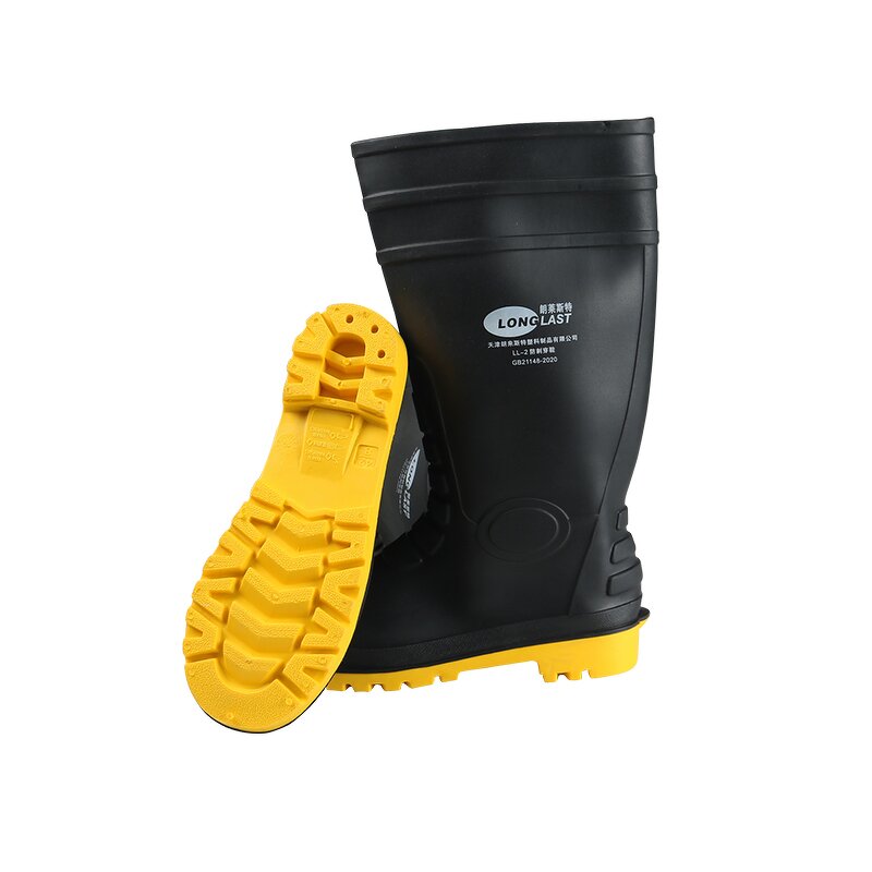 Work Boots Manufacturer - Anti Smashing Anti Piercing Long Tube Steel Toe Waterproof Anti Slip