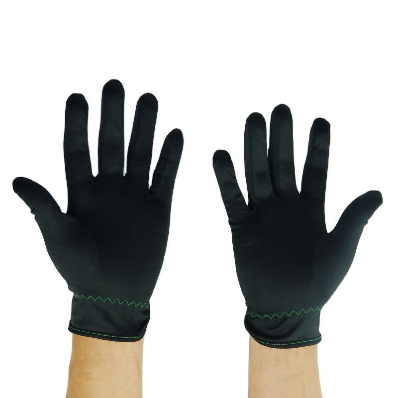 Working Gloves Manufacturer - Black Cotton Jewelry Safety