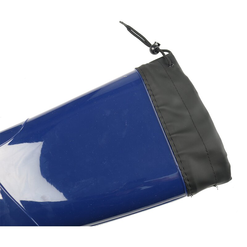 Rain Boots Manufacturer - Blue PVC Waterproof Drawstring Closure Puncture-resistant for Work Construction Site