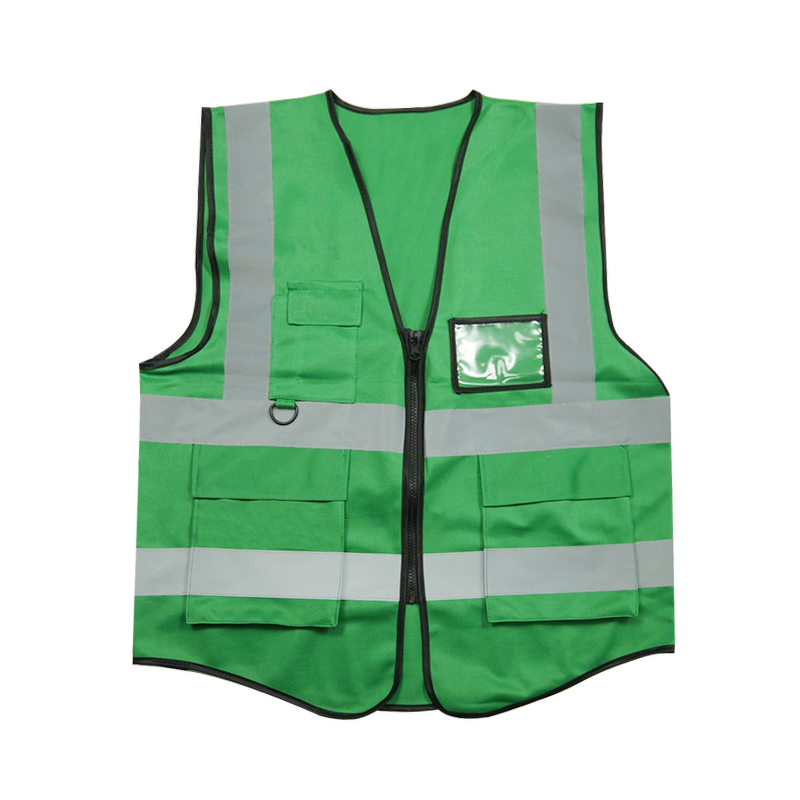 Reflective Vest Manufacturer - Sanitation Worker Safety Breathable Construction Clothing Railway Fluorescent