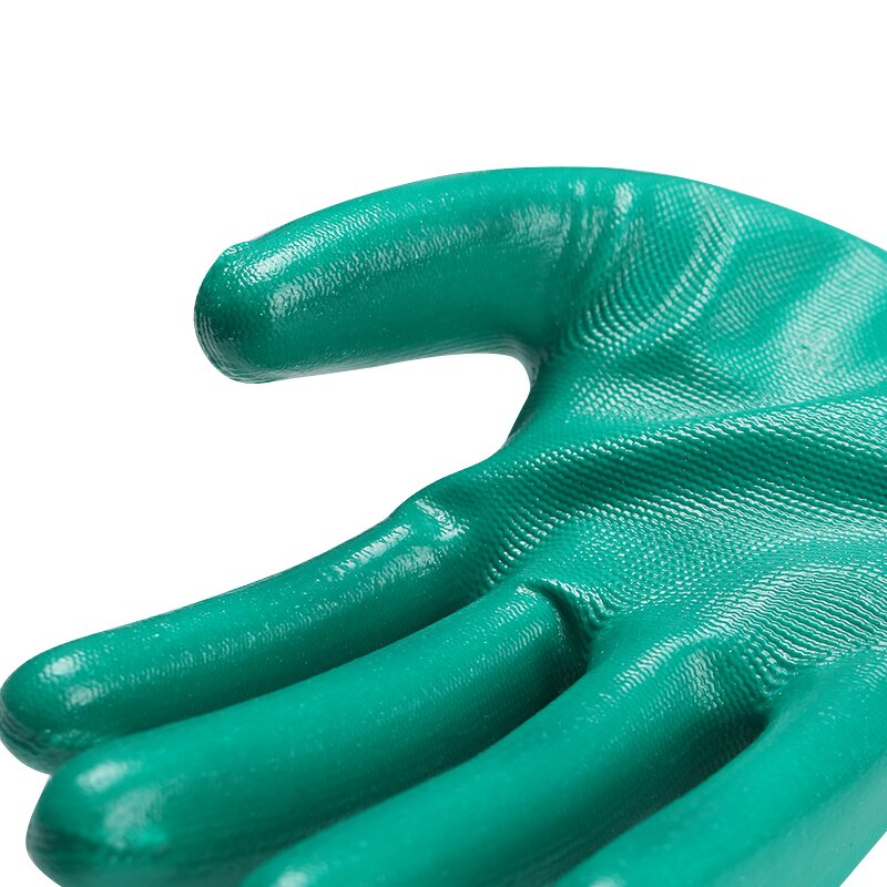 Work Gloves Manufacturer - Hot-selling Non-slip Heat-resistant Oil/Acid/Alkali Resistant Breathable Nitrile Coated